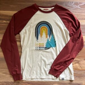 L.L. Bean Graphic Long Sleeve Shirt